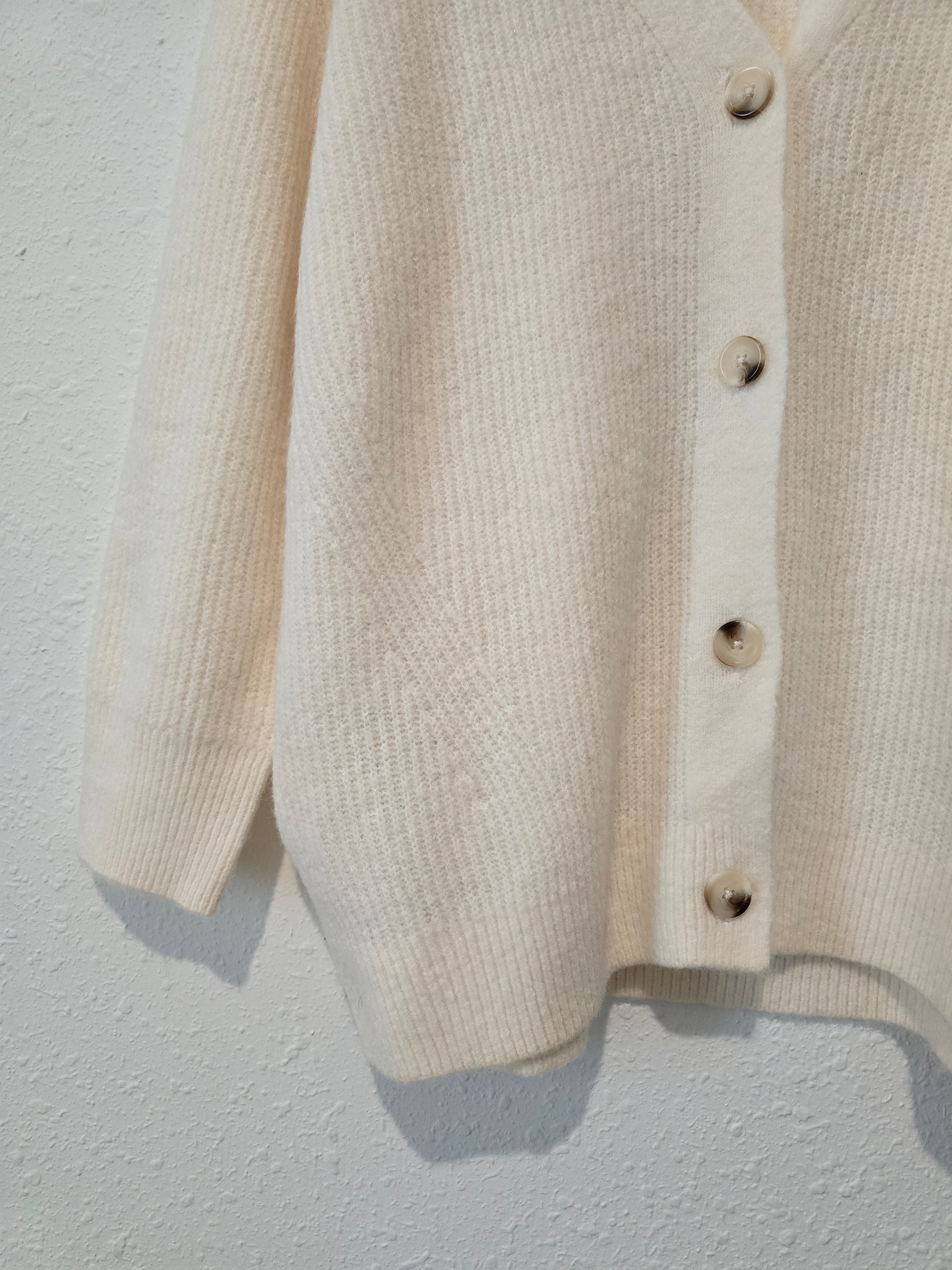 Cozy Button Up Sweater (S)