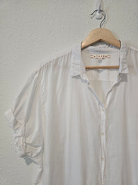 Xirena White Cotton Button Up (M)