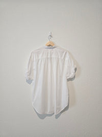 Xirena White Cotton Button Up (M)