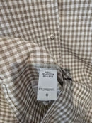 Gingham Cotton Linen Top (M)