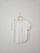 Xirena White Cotton Button Up (M)