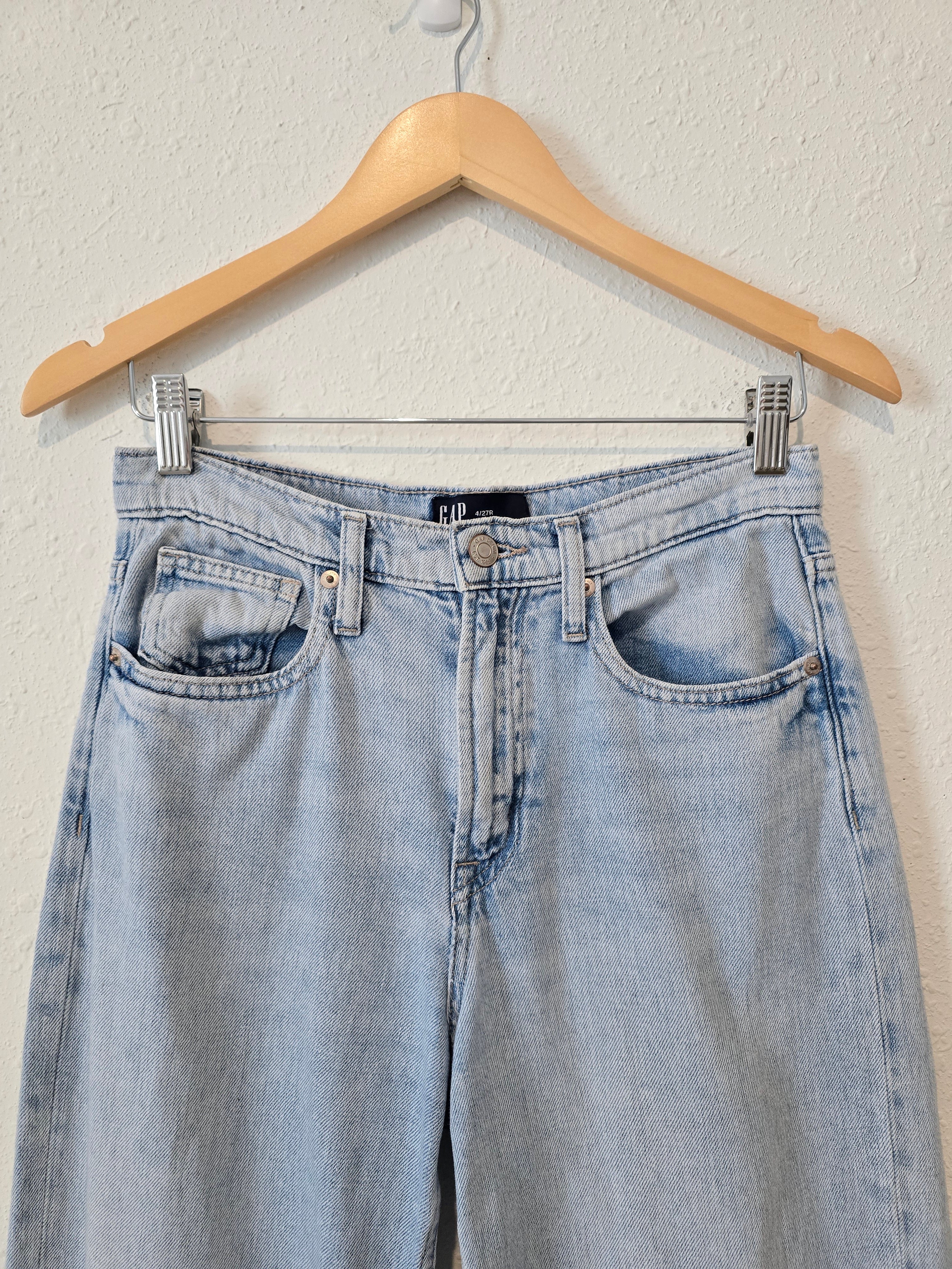 Gap Light Wash Wide Leg Jeans (4/27)