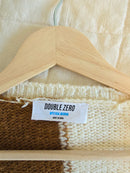 Checkered Puff Sleeve Cardigan (M)