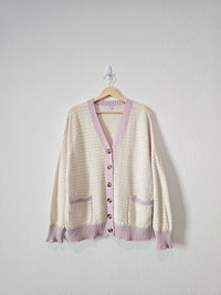 Madewell Colorblock Cardigan Sweater (2X)