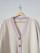 Madewell Colorblock Cardigan Sweater (2X)