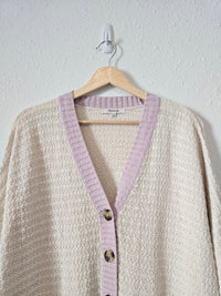 Madewell Colorblock Cardigan Sweater (2X)