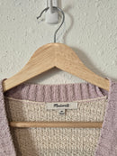 Madewell Colorblock Cardigan Sweater (2X)