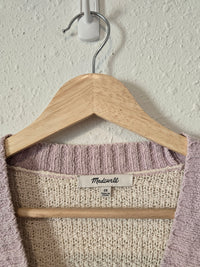 Madewell Colorblock Cardigan Sweater (2X)