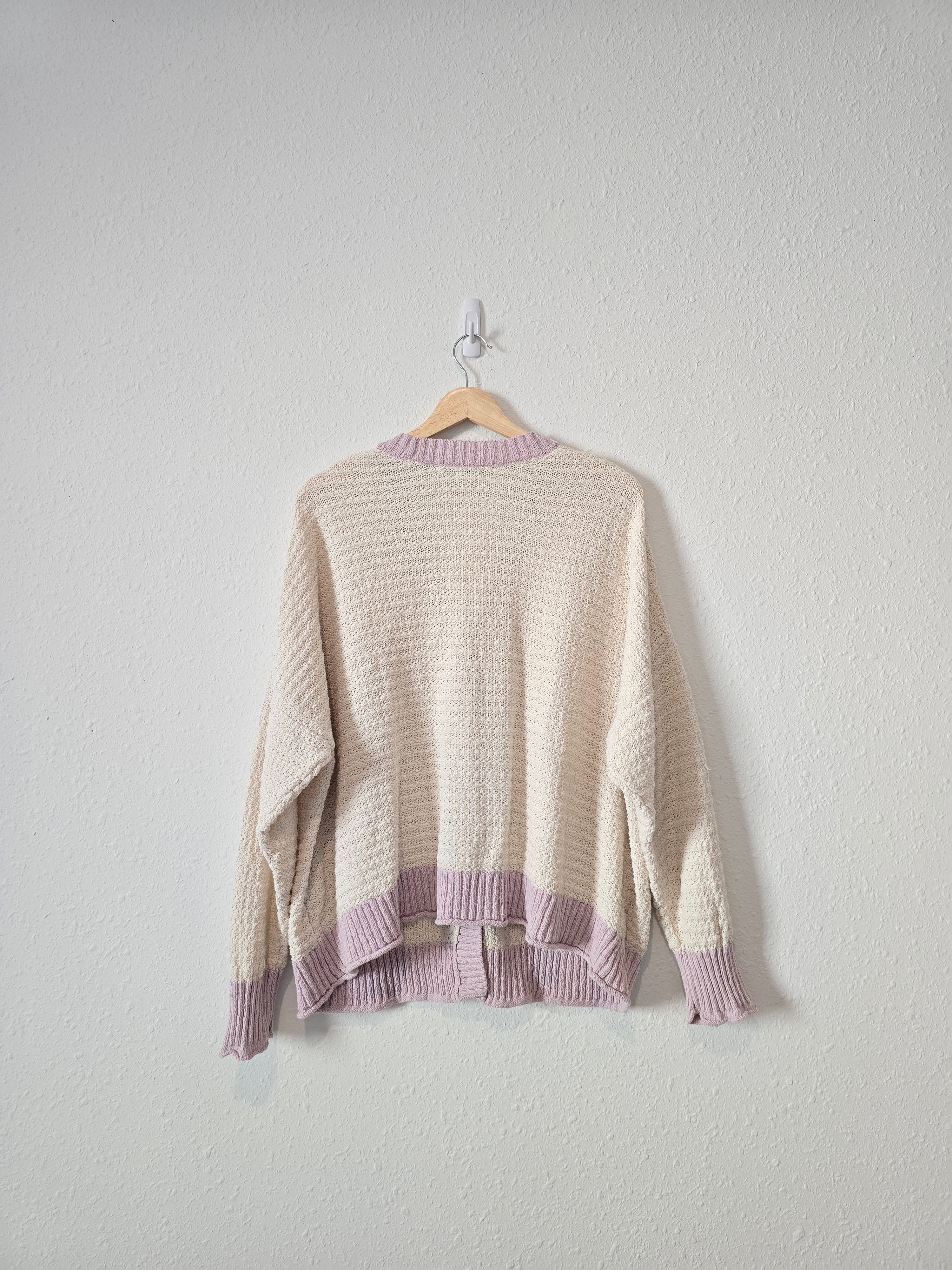 Madewell Colorblock Cardigan Sweater (2X)