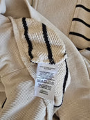 Striped Quarter Zip Pullover (S)