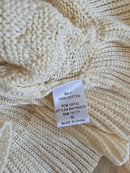 Gilli Cream Ruffle Knit Top (M)