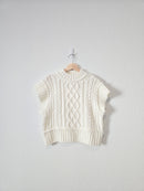 Cable Knit Sweater Vest (XS)