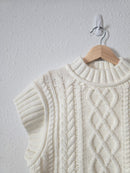 Cable Knit Sweater Vest (XS)