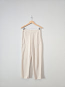 Madewell Cream Fleece Joggers (S)