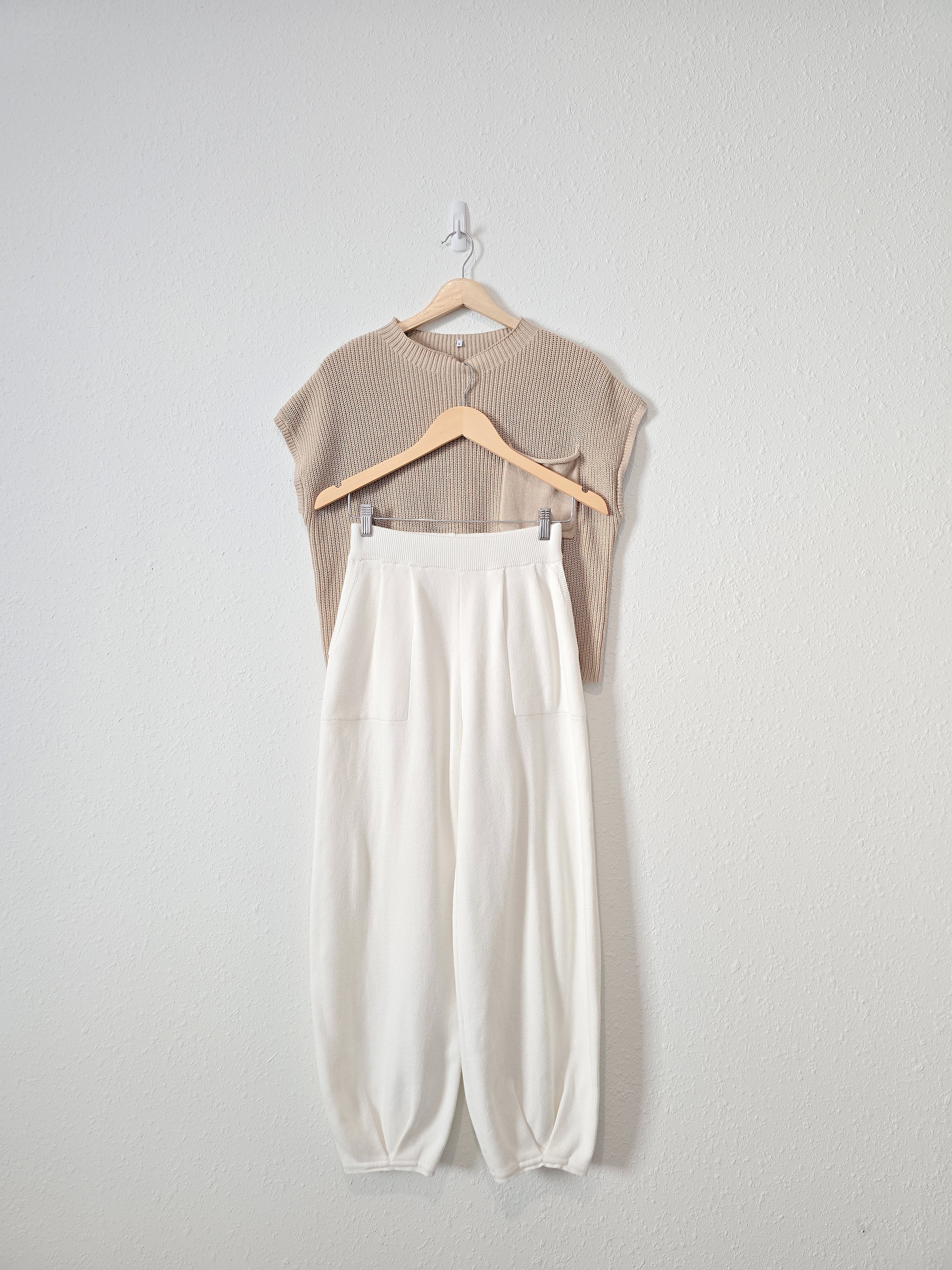 Neutral Knit Matching Set (S)