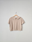 Madewell Crop Collared Blouse (S)