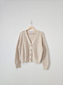 Oat Cotton Linen Sweater (M)