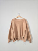 Oversized Fleece Sweatshirt (XS)