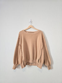 Oversized Fleece Sweatshirt (XS)