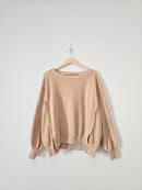 Oversized Fleece Sweatshirt (XS)