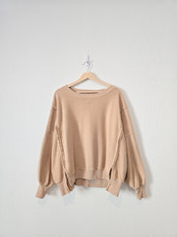 Oversized Fleece Sweatshirt (XS)