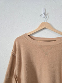 Oversized Fleece Sweatshirt (XS)