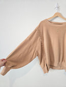 Oversized Fleece Sweatshirt (XS)