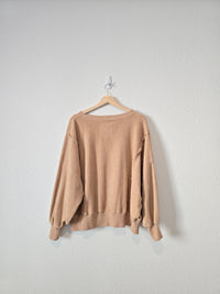 Oversized Fleece Sweatshirt (XS)