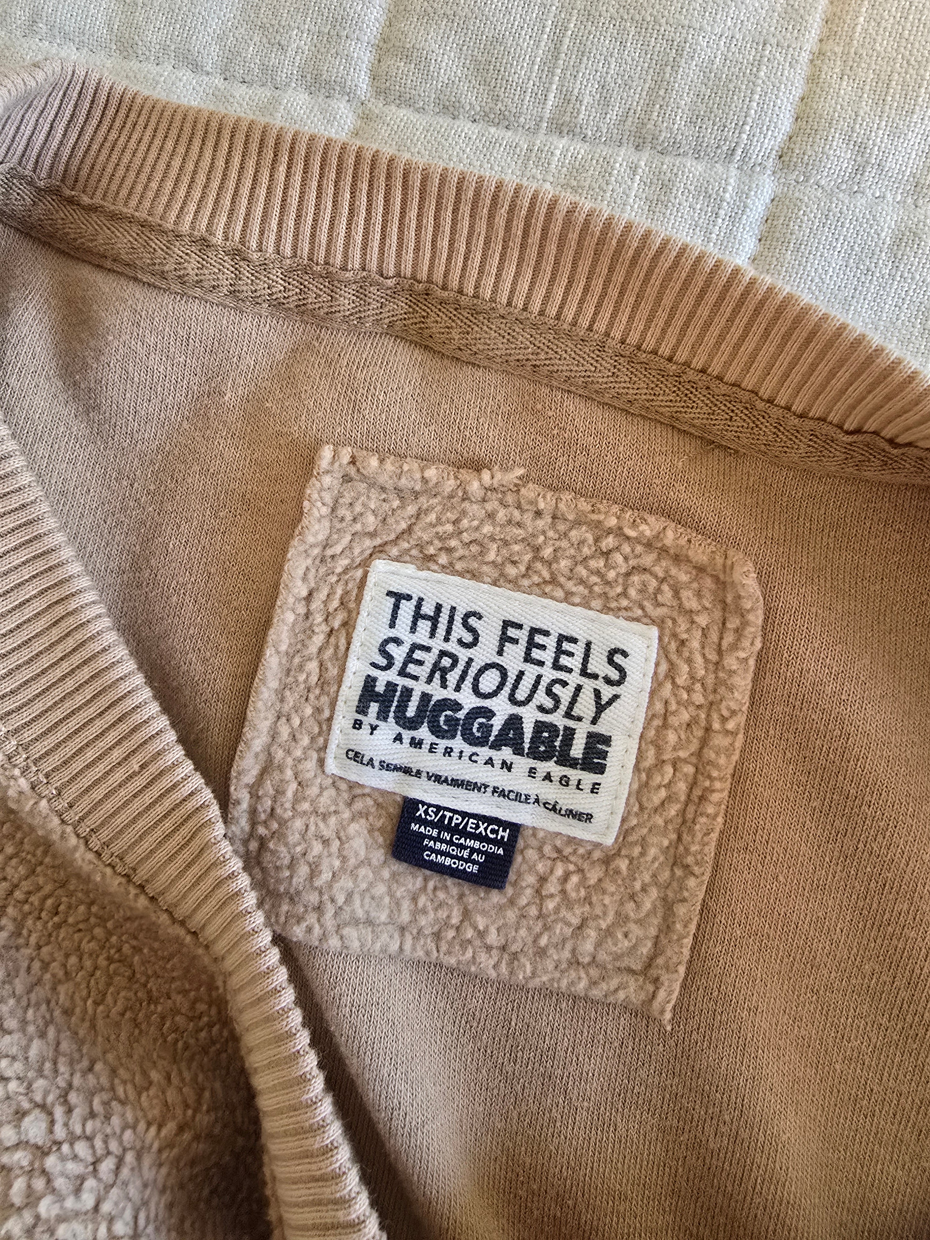 Oversized Fleece Sweatshirt (XS)
