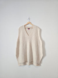Cozy Oversized Sweater Vest (XXL)