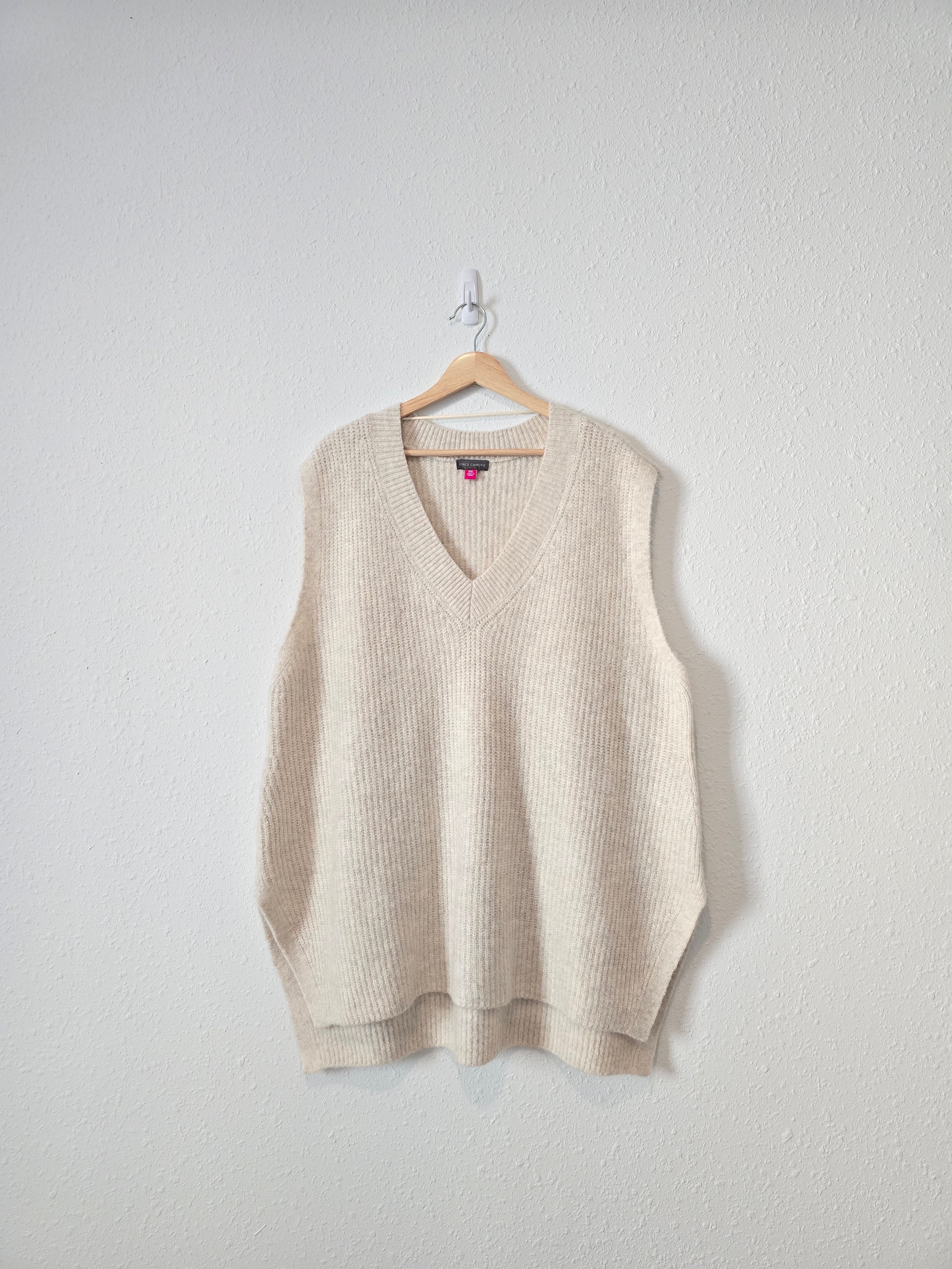 Cozy Oversized Sweater Vest (XXL)
