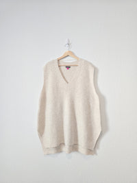 Cozy Oversized Sweater Vest (XXL)