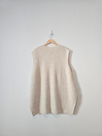 Cozy Oversized Sweater Vest (XXL)