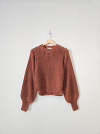 Z Supply Chunky Rust Sweater (XS)