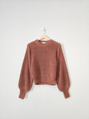 Z Supply Chunky Rust Sweater (XS)