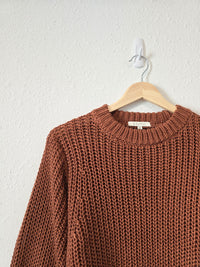 Z Supply Chunky Rust Sweater (XS)