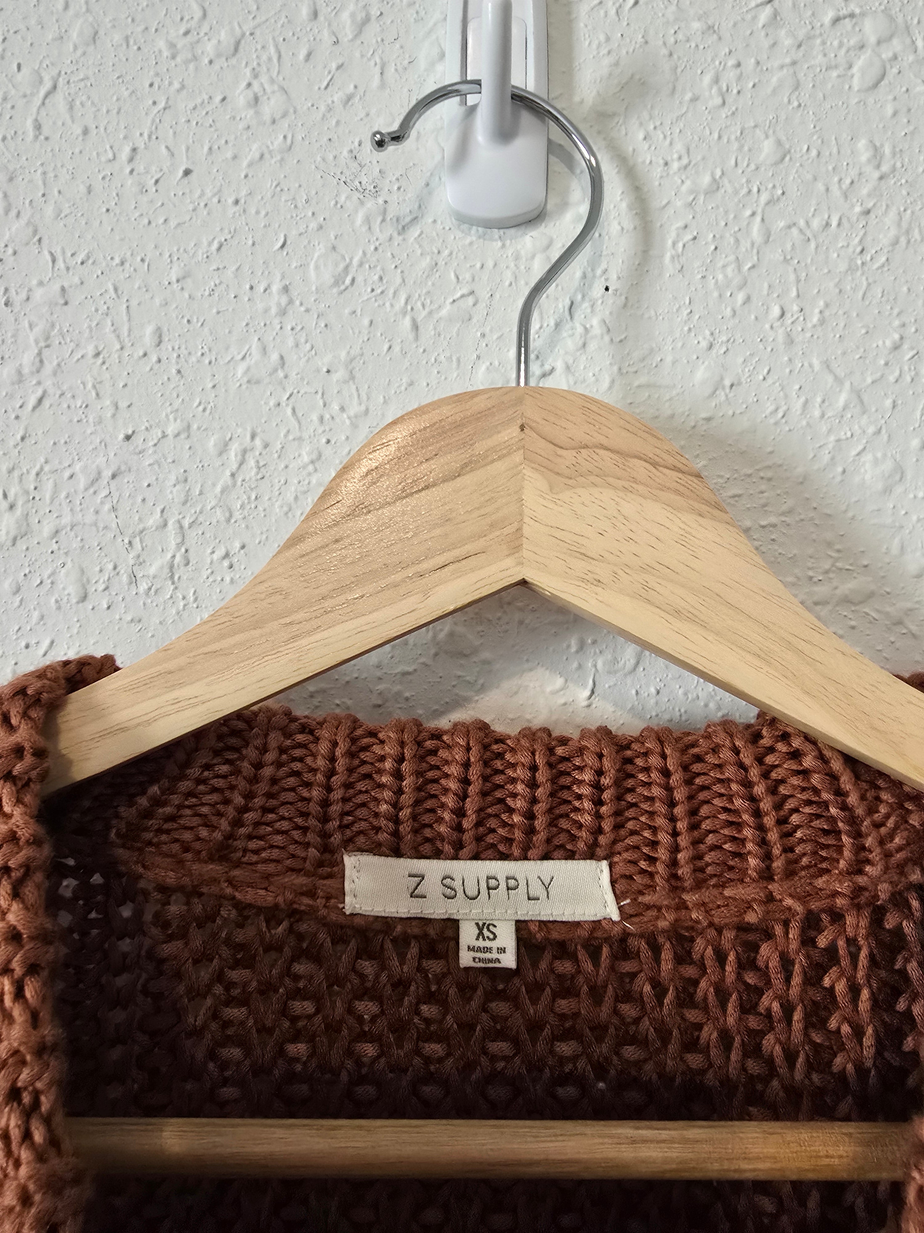 Z Supply Chunky Rust Sweater (XS)