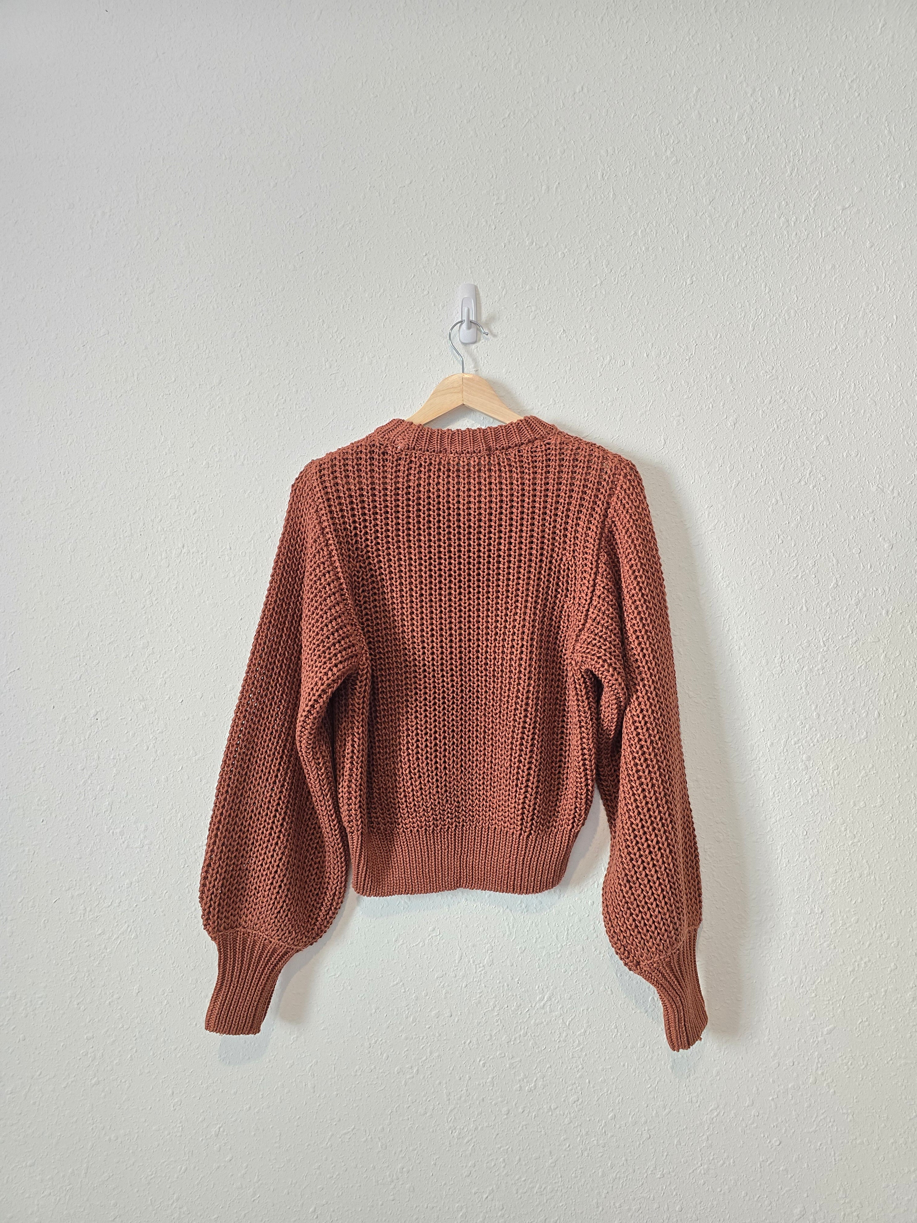 Z Supply Chunky Rust Sweater (XS)