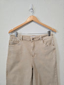 Zenana Neutral Wide Leg Jeans (L)
