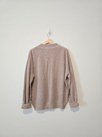 Vintage Lands End Henley Sweater (L)