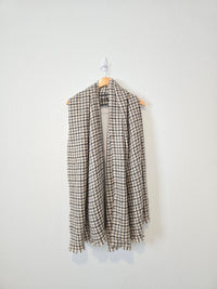 Zara Oversized Plaid Scarf