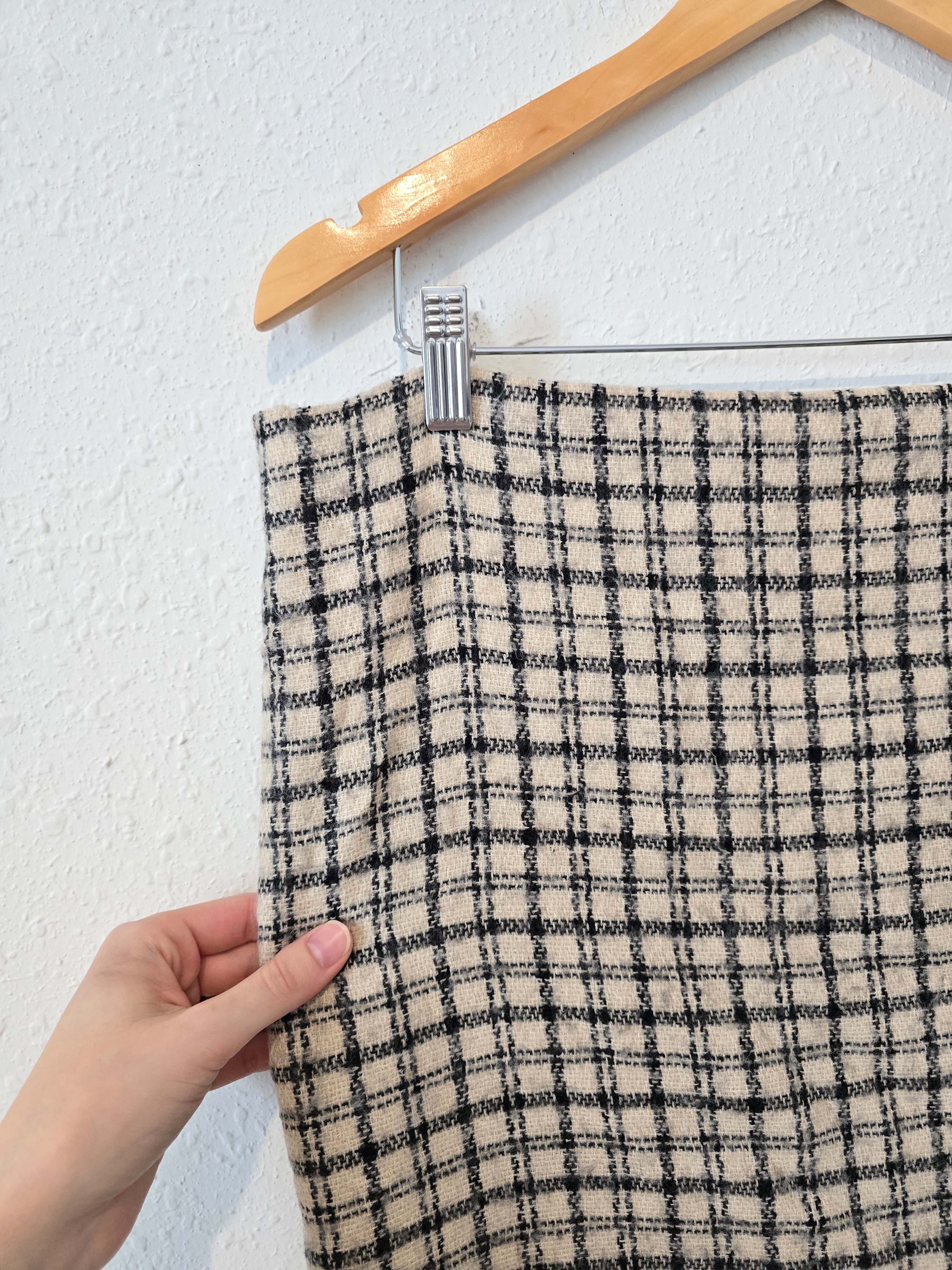 Zara Oversized Plaid Scarf