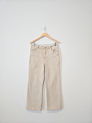 Zenana Neutral Wide Leg Jeans (L)