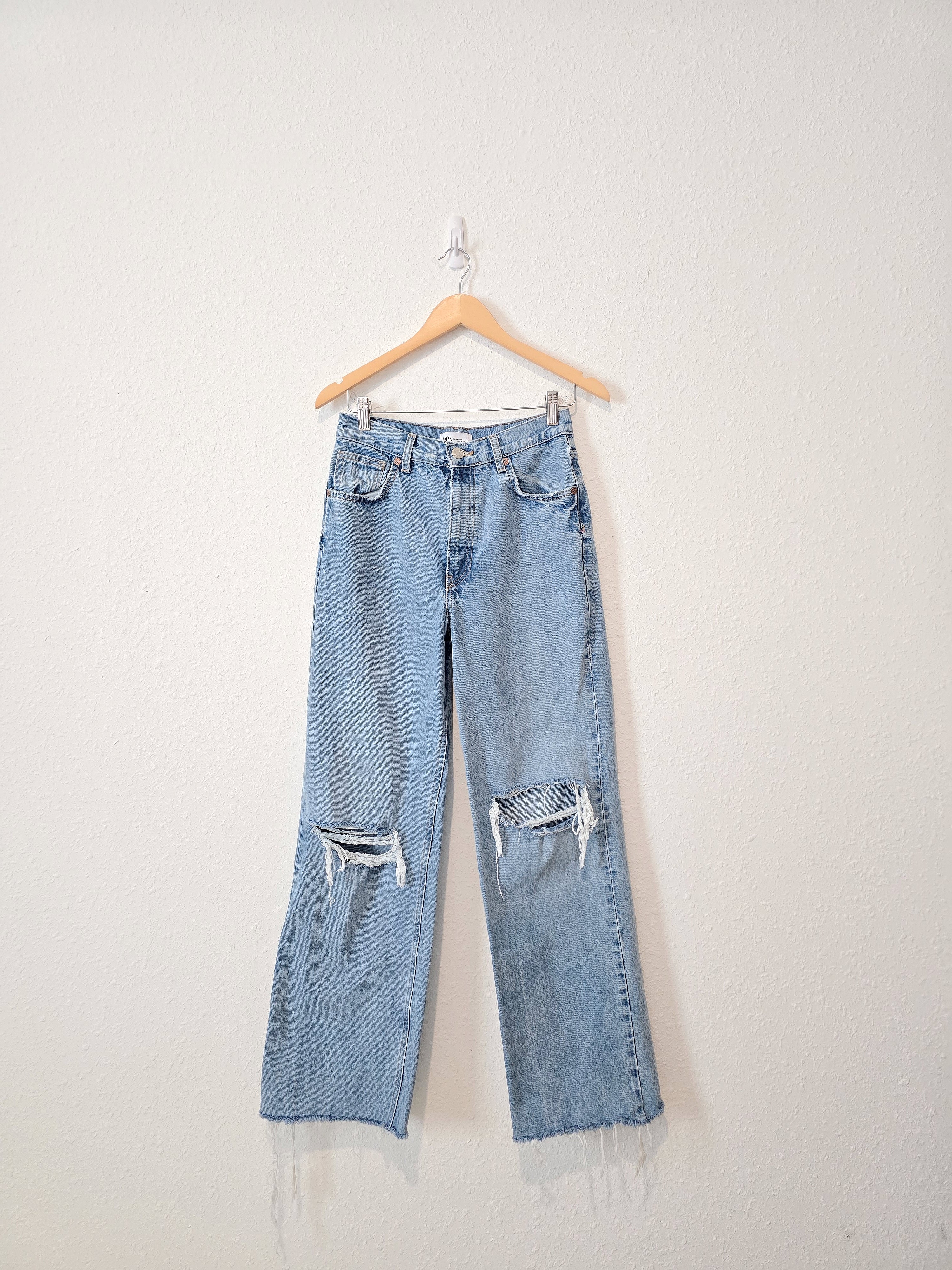 Zara Relaxed Wide Leg Jeans (6)
