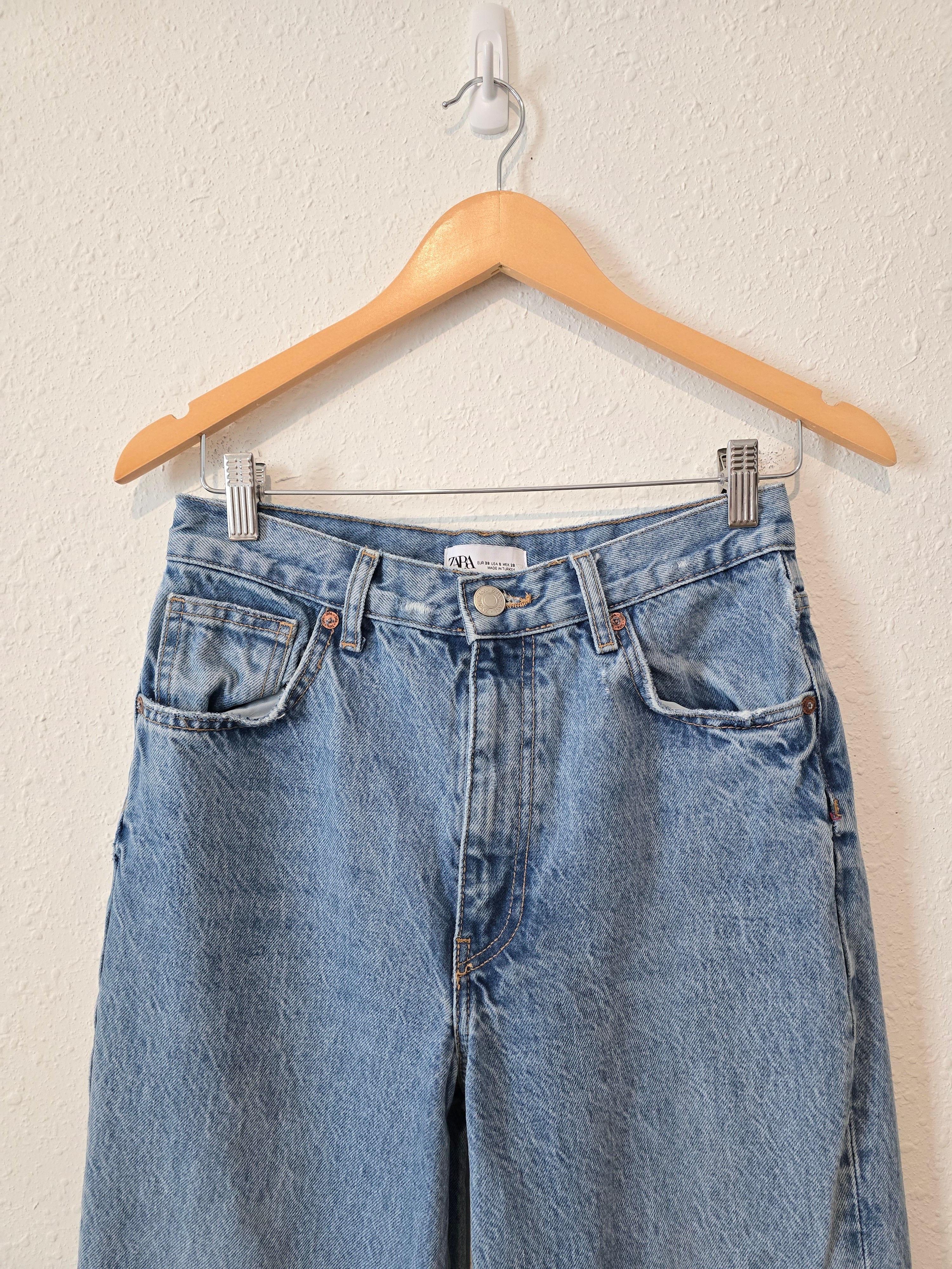 Zara Relaxed Wide Leg Jeans (6)