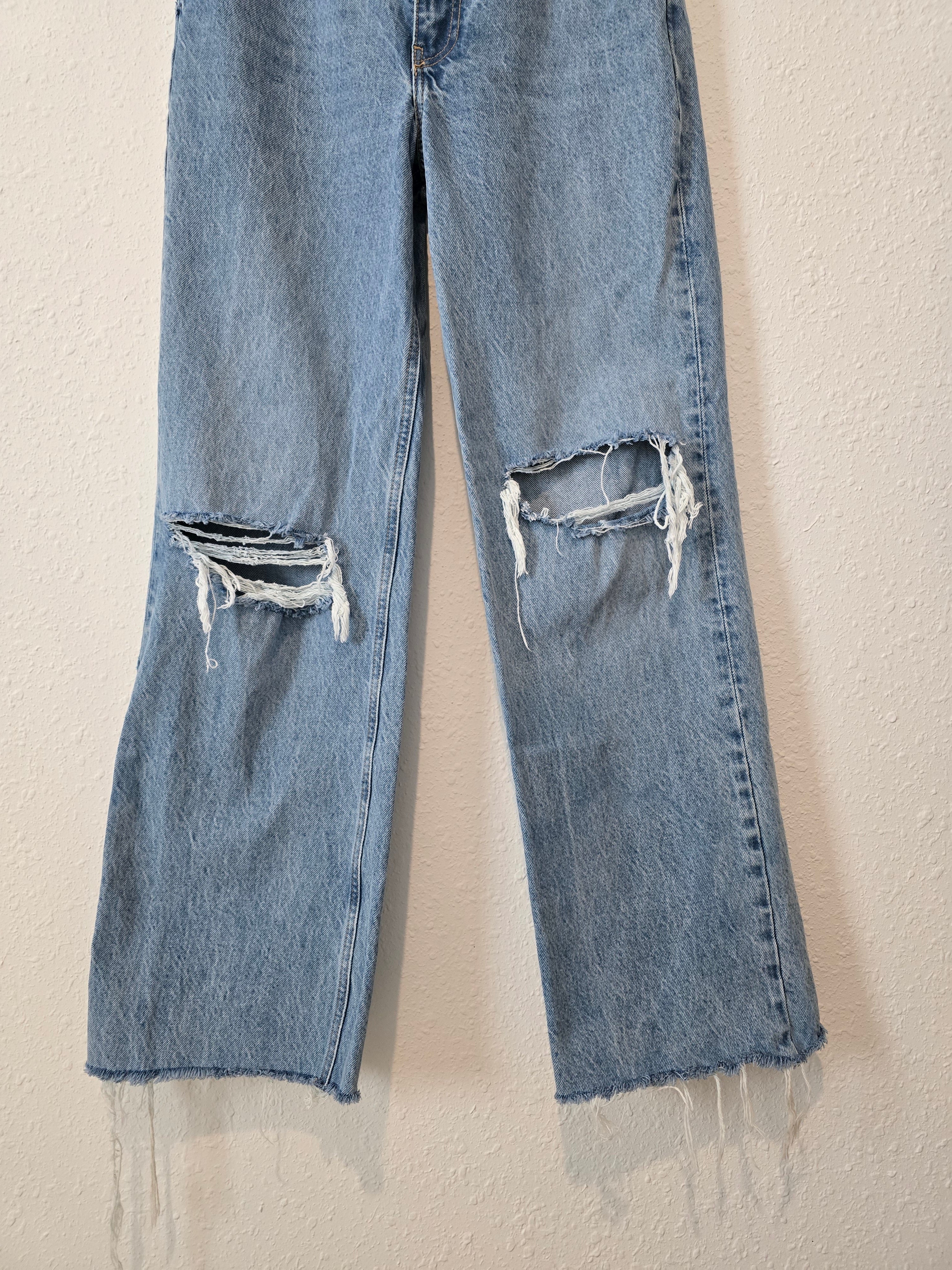 Zara Relaxed Wide Leg Jeans (6)