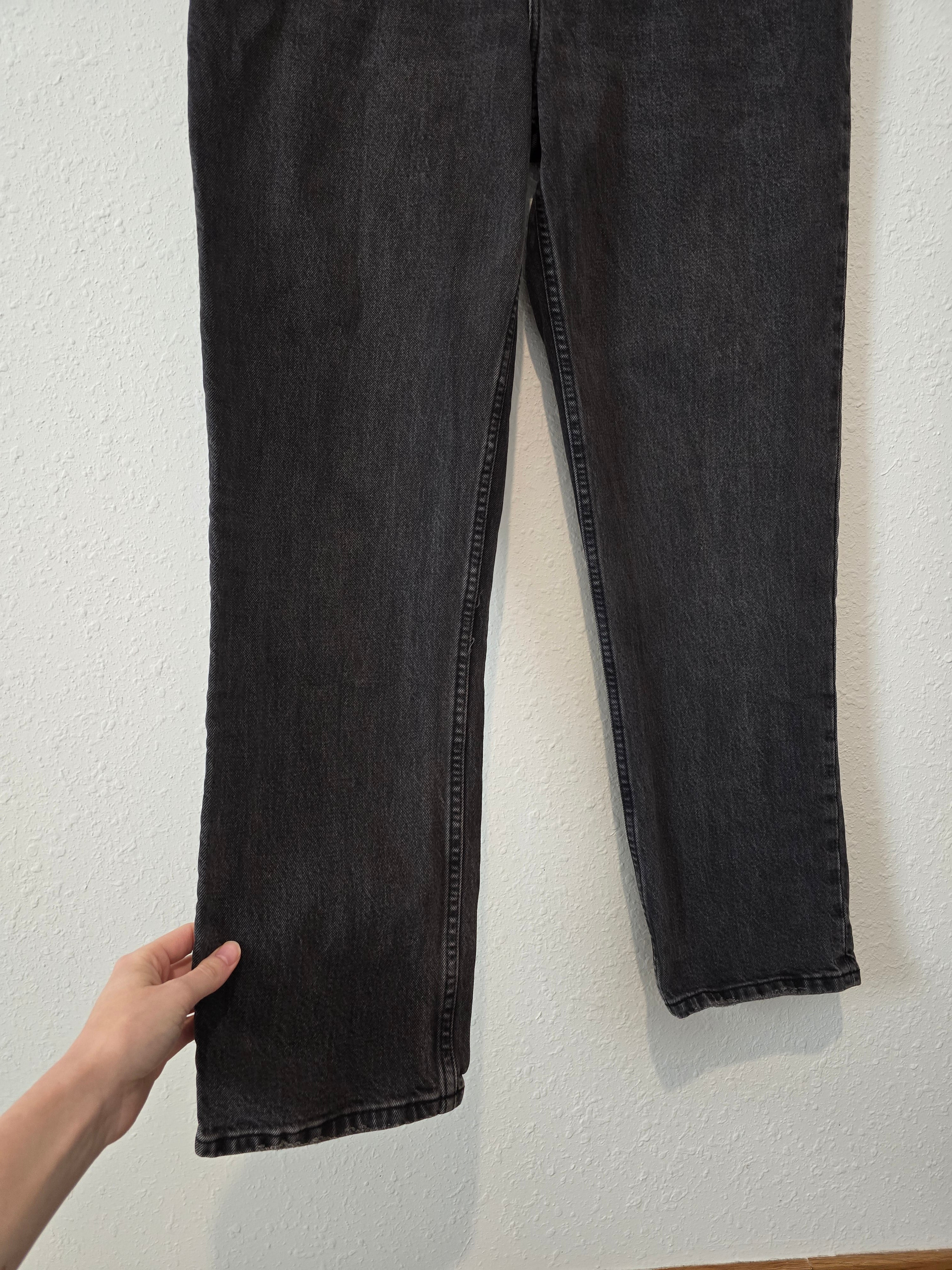 Abercrombie Black 90s Straight Jeans (32/14)