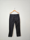 Abercrombie Black 90s Straight Jeans (32/14)