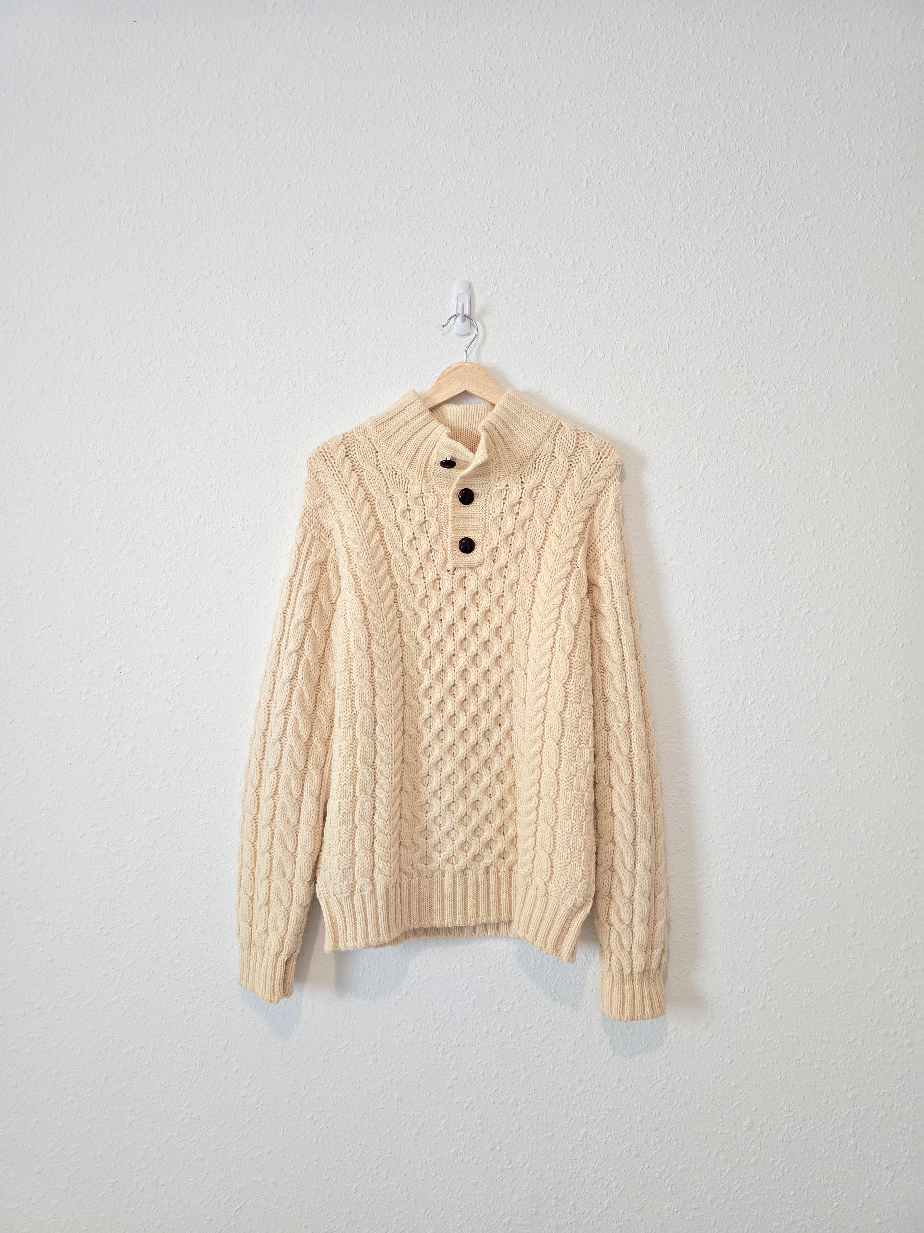 Vintage LL Bean Chunky Wool Sweater (S)