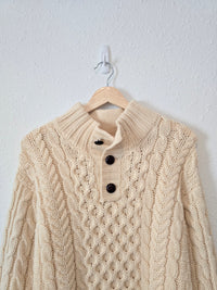 Vintage LL Bean Chunky Wool Sweater (S)